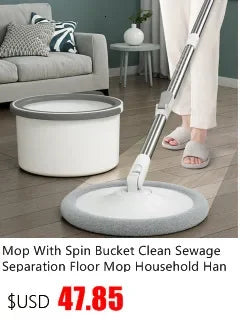 Esfregão Elétrico Spin & Go Mop – Limpeza Profunda, Rápida e Sem Esforço!