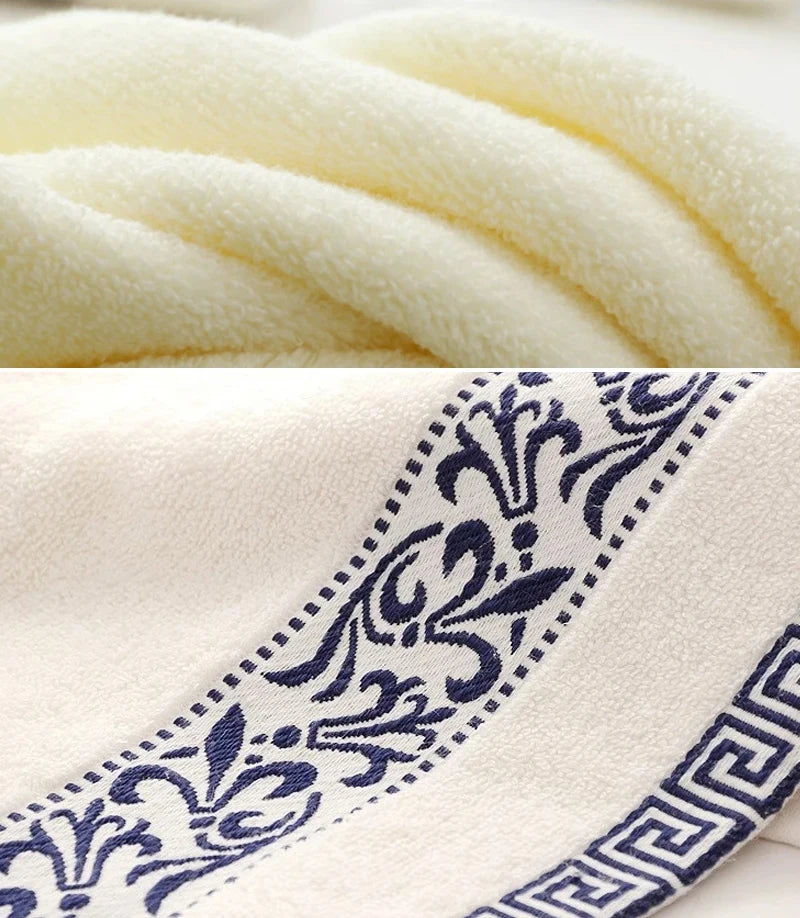 Toalhas Bordadas de Algodão Premium – Maciez, Absorção e Elegância em Cada Detalhe