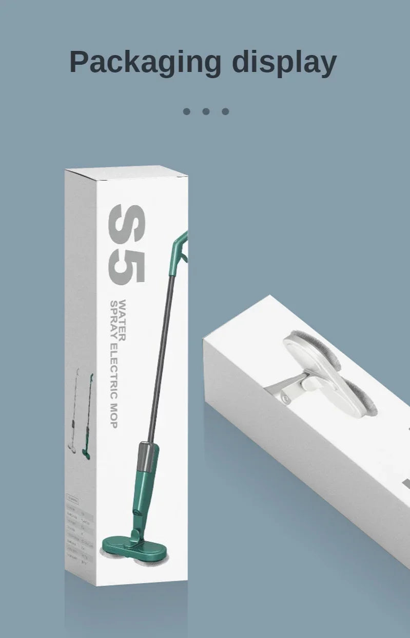 Esfregão Elétrico Spin & Go Mop – Limpeza Profunda, Rápida e Sem Esforço!