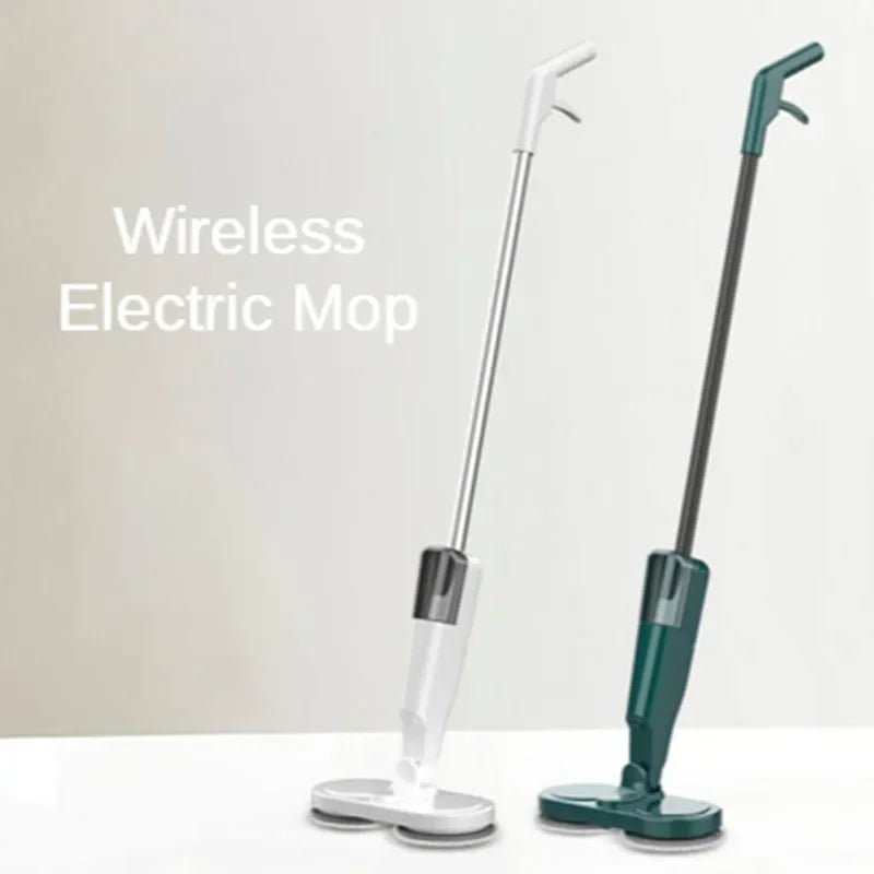 Esfregão Elétrico Spin & Go Mop – Limpeza Profunda, Rápida e Sem Esforço!