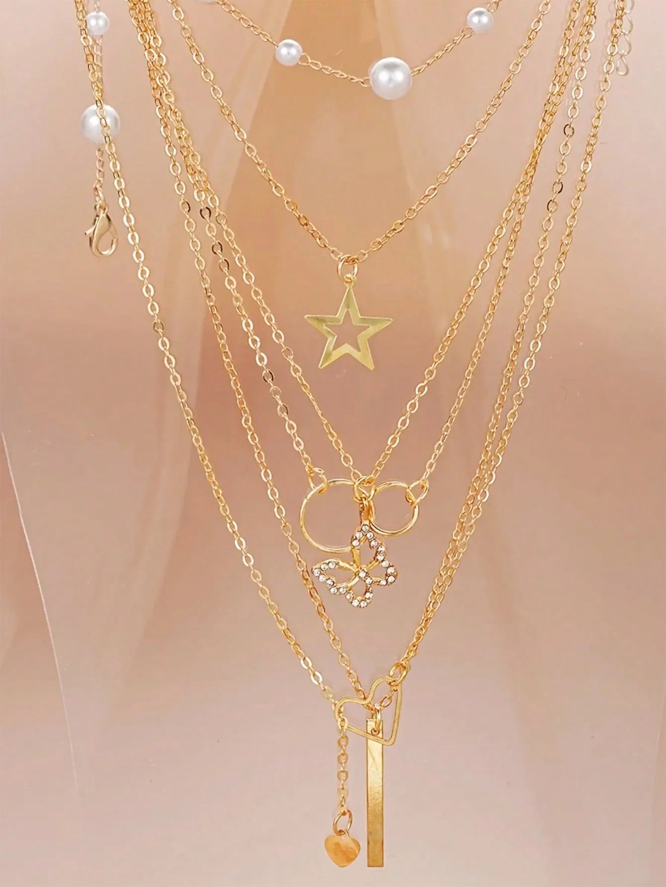 Conjunto de Joias Femininas 4 em 1 — Elegância e Versatilidade 86.pcs